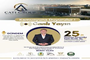 Çatı Group yeni vizyonunu canlı yayında açıklayacak Çatı Group yeni vizyonunu canlı yayında açıklayacak