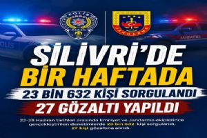 Silivri'de bir haftada 23 bin 632 kişi sorgulandı, 27 kişi gözaltına alındı Silivri'de bir haftada 23 bin 632 kişi sorgulandı, 27 kişi gözaltına alındı