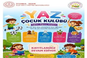 Silivri'de Yaz Çocuk Kulübü için kayıtlar devam ediyor Silivri'de Yaz Çocuk Kulübü için kayıtlar devam ediyor