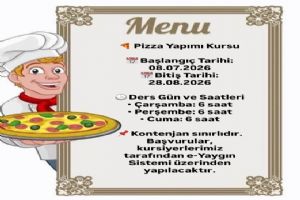 Silivri’de Pizza Yapımı Kursu açılıyor Silivri’de Pizza Yapımı Kursu açılıyor