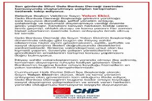 Silivri CHP’den Yalçın Ekici ve Gıda Bankası’na destek açıklaması Silivri CHP’den Yalçın Ekici ve Gıda Bankası’na destek açıklaması