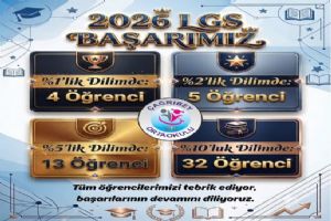 Silivri Çağrıbey Ortaokulu öğrencilerinden LGS’de gurur tablosu Silivri Çağrıbey Ortaokulu öğrencilerinden LGS’de gurur tablosu