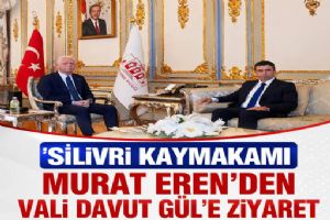 Vali Gül, Silivri’nin yeni Kaymakamı Murat Eren’i kabul etti Vali Gül, Silivri’nin yeni Kaymakamı Murat Eren’i kabul etti