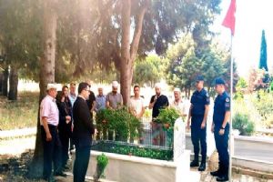Silivri Ortaköy'de Şehit Sabri Tunalı kabri başında anıldı Silivri Ortaköy'de Şehit Sabri Tunalı kabri başında anıldı