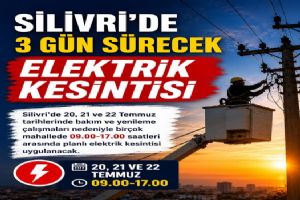 Silivri'de elektrik kesintisi Silivri'de elektrik kesintisi