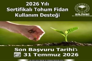 Silivri İlçe Tarım Müdürlüğünden sertifikalı tohum ve fidan desteği duyurusu Silivri İlçe Tarım Müdürlüğünden sertifikalı tohum ve fidan desteği duyurusu