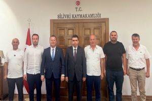Silivri Kaymakamı Murat Eren'e hayırlı olsun ziyaretleri sürüyor Silivri Kaymakamı Murat Eren'e hayırlı olsun ziyaretleri sürüyor