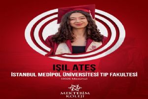 Silivri Mektebim Koleji öğrencisi Işıl Ateş Tıp Fakültesini kazandı Silivri Mektebim Koleji öğrencisi Işıl Ateş Tıp Fakültesini kazandı