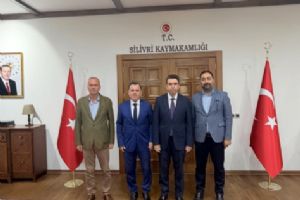 Turan, Barlas ve Kutlu’dan Silivri Kaymakamı Eren’e ziyaret Turan, Barlas ve Kutlu’dan Silivri Kaymakamı Eren’e ziyaret