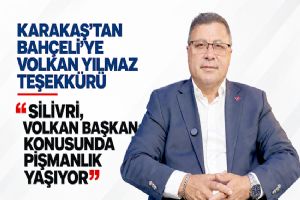Karakaş’tan Bahçeli’ye Volkan Yılmaz teşekkürü: “Silivri pişmanlık yaşıyor” Karakaş’tan Bahçeli’ye Volkan Yılmaz teşekkürü: “Silivri pişmanlık yaşıyor”