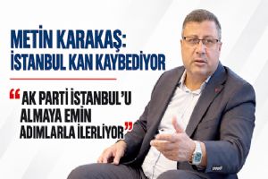 “İstanbul kan kaybediyor, AK Parti emin adımlarla geliyor” “İstanbul kan kaybediyor, AK Parti emin adımlarla geliyor”