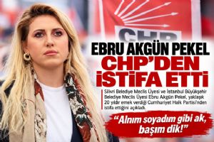 Silivri Belediye Meclis Üyesi Ebru Akgün Pekel CHP’den istifa etti: “Başım dik, alnım ak!” Silivri Belediye Meclis Üyesi Ebru Akgün Pekel CHP’den istifa etti: “Başım dik, alnım ak!”