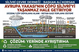 Silivri Çevre Derneği Başkanı Ali Korsan: Avrupa Yakası’nın çöp yükü Silivri’nin omuzlarında