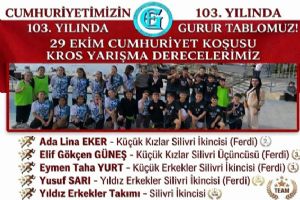 Silivri Ertuğrul Gazi Ortaokulu Öğrencilerinden Cumhuriyet Koşusunda beş derece Silivri Ertuğrul Gazi Ortaokulu Öğrencilerinden Cumhuriyet Koşusunda beş derece