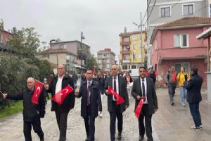 Silivri Ortaköy’de Cumhuriyet coşkusu kortej yürüyüşü ile başladı Silivri Ortaköy’de Cumhuriyet coşkusu kortej yürüyüşü ile başladı