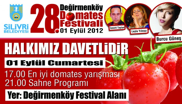 28. Değirmenköy Domates Festivali 1 Eylül'de