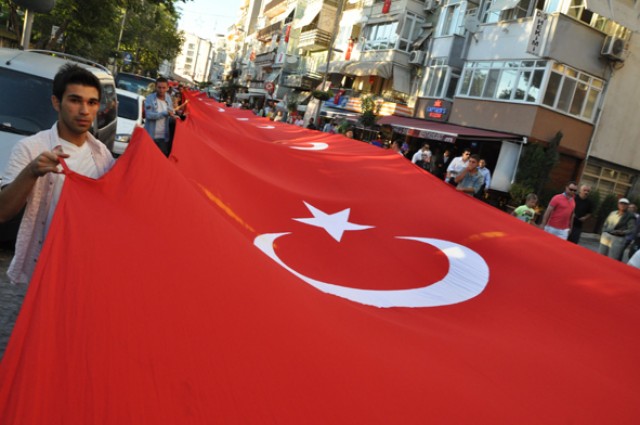 Silivri’de terör protestosu