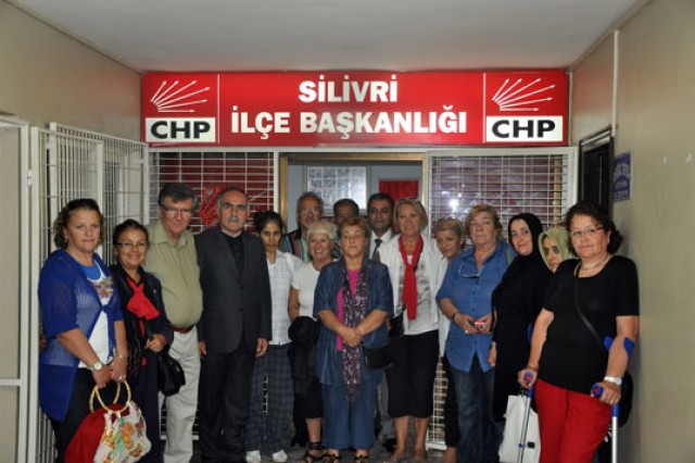 CHP Silivri’ ye nezaket ziyareti