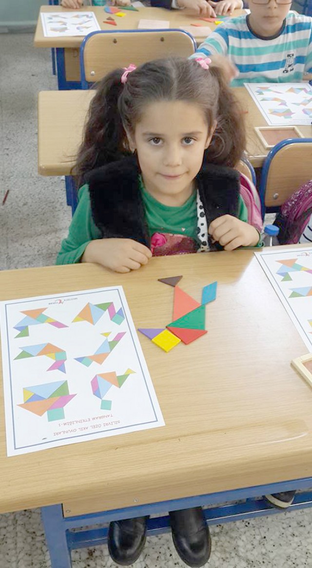 Gazi İlkokulu’nda Tangram eğitimi