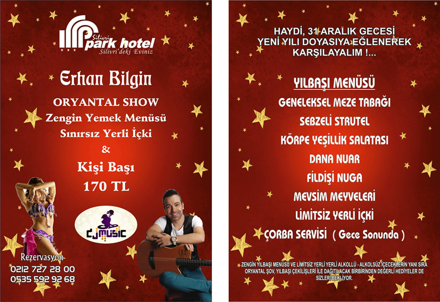 PARK HOTEL YILBAŞI PROGRAMI