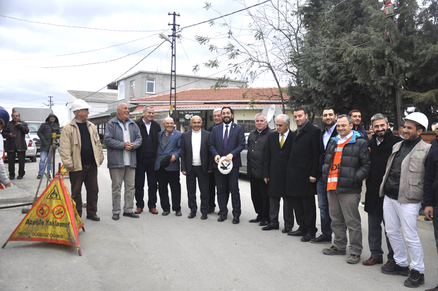 Çayırdere’ye doğalgaz verildi