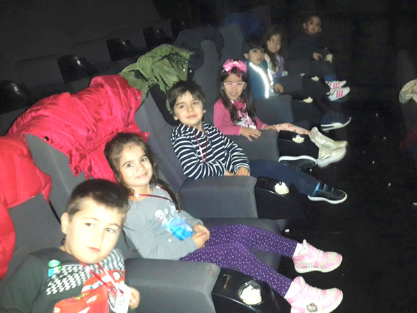 Kids öğrencilerinin sinema keyfi