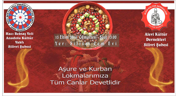 Aşure ve lokma ikramı