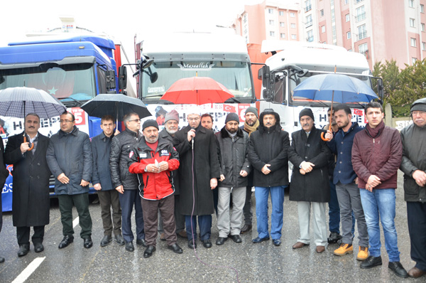 Silivri’den Halep ve El Bab’a 6 tır yardım