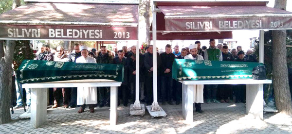 Silivri iki büyüğünü ebediyete uğurladı