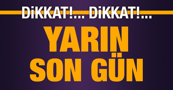 Seçmen listeleri askından iniyor: Yarın son gün!