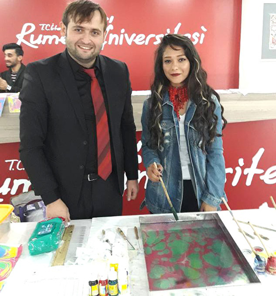 Rumeli Üniversitesi’nde Ebru deneyimi