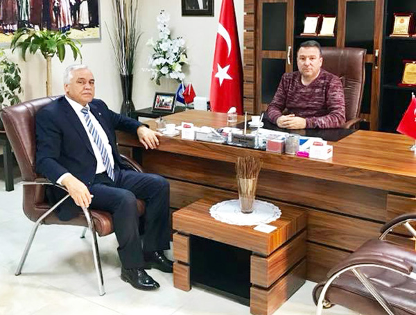 Akıncı’dan Çalışkan’a ziyaret