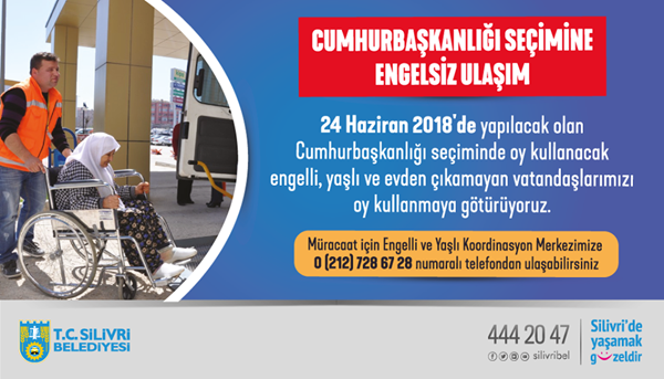 Cumhurbaşkanlığı seçimine engelsiz ulaşım