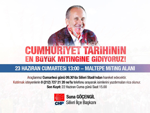 CHP, Cumhuriyet Tarihinin en büyük mitingine gidiyor