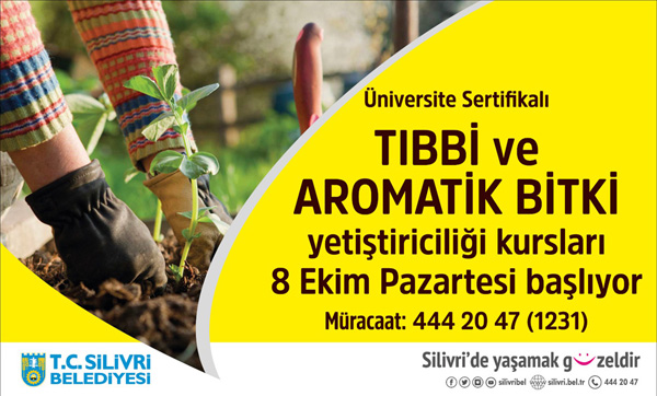 5. Tıbbi ve Aromatik Bitki Yetiştiriciliği Kursu başlıyor