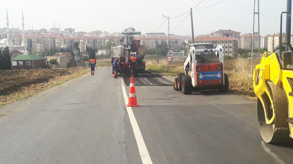 Gazitepe yoluna onarım