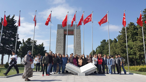 Çanakkale’de tarih yolculuğu yaptılar