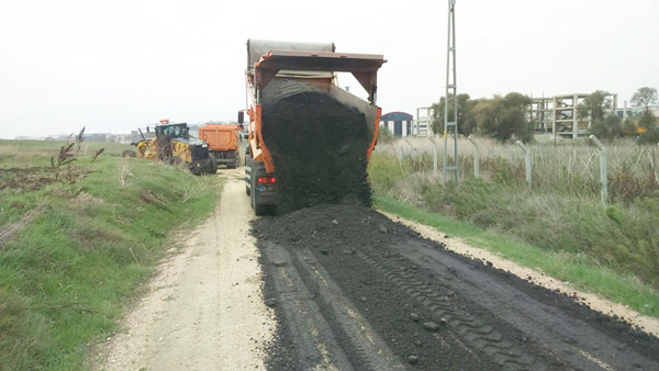 Kavaklı yoluna onarım