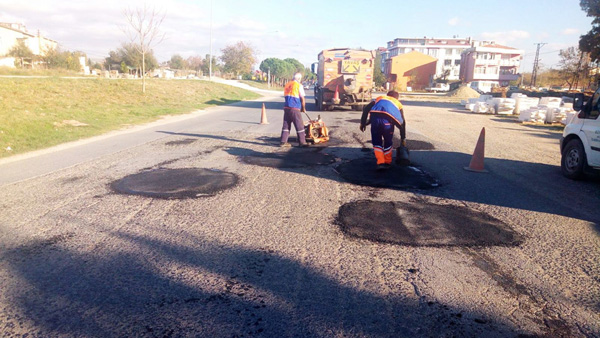 Selimpaşa’da yol bakımı