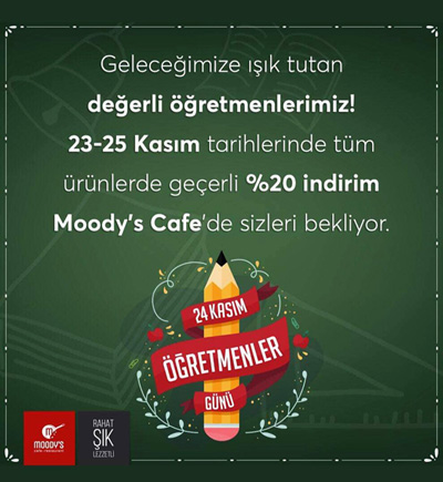 Moody’sten öğretmenlere %20 indirim