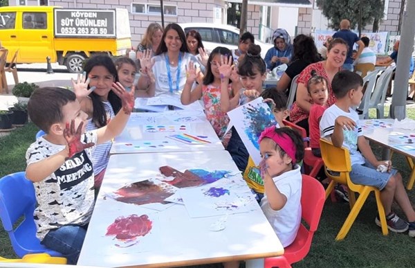 Anne Çocuk Atölye çalışmaları tam hız