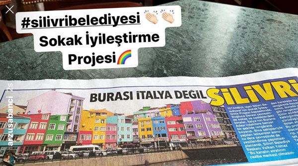 Sabancı’dan bina renklendirmesine övgü