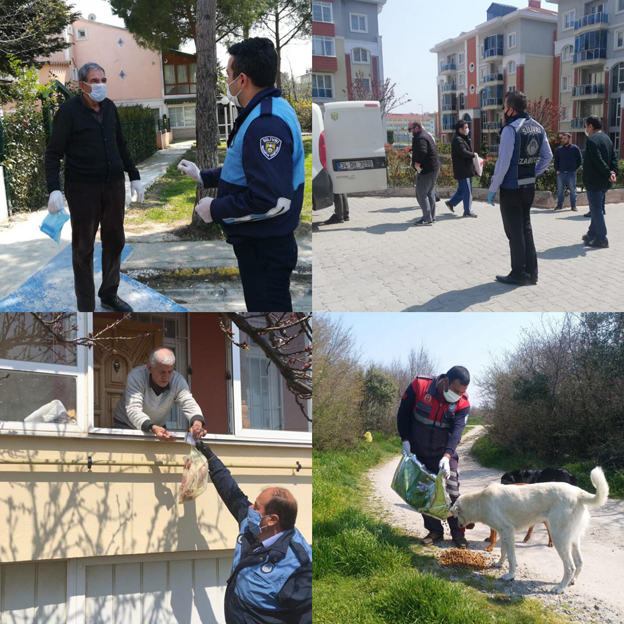 Belediye ekipleri görev başında