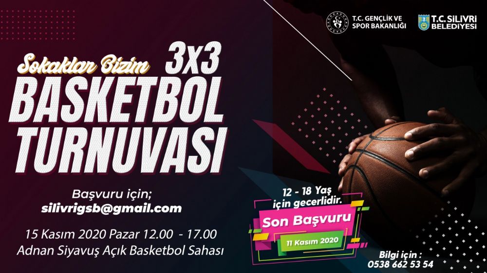 Haydi gençler! 3x3 basketbol turnuvası başlıyor