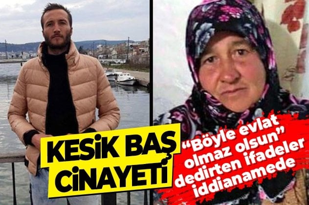 Miras için annesinin başını kesti