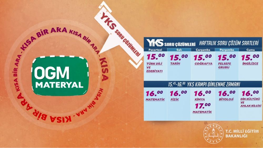 YKS'ye hazırlanan öğrenciler için 'İnteraktif Soru Çözümleri' başlıyor