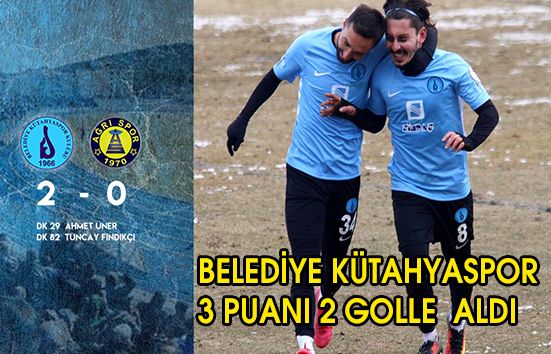 Kütahyaspor 3 puanı 2 golle aldı