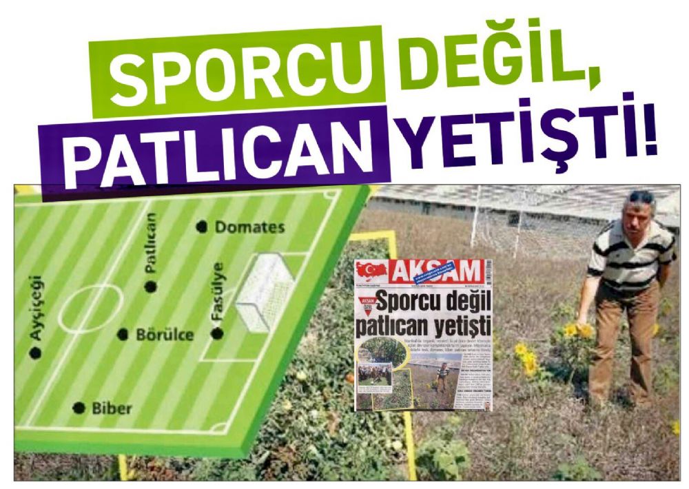 CHP: Sporcu değil, patlıcan yetişti!