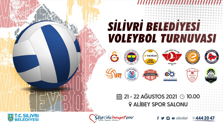 Silivri Belediyesi Voleybol Turnuvası bugün başlıyor