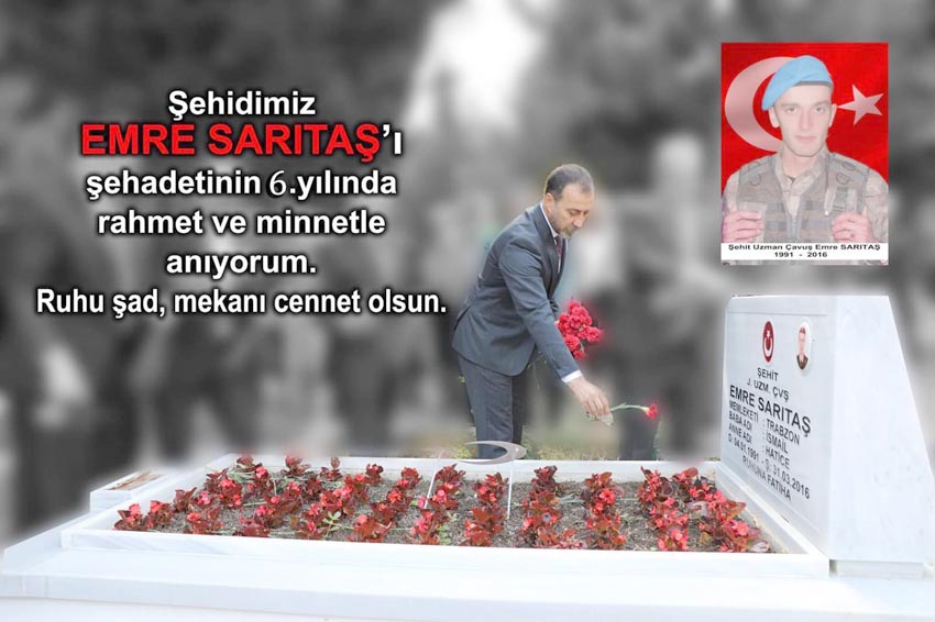 Silivri şehidini unutmadı